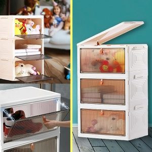 Úložný box s víkem - hotovo za 2 minuty, bez nářadí | ORGABOX